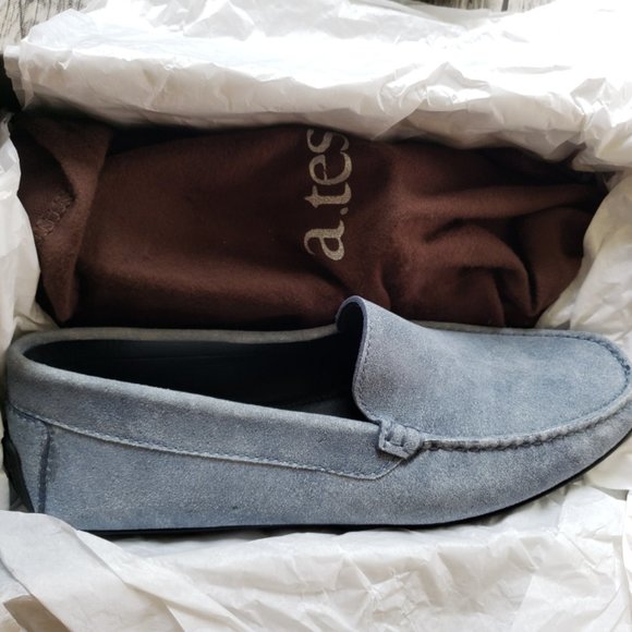 Amedeo Testoni Driver Loafer Shoes